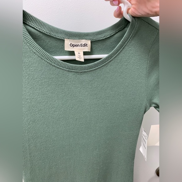 NWT Open Edit Ribbed Bodycon Dress XS - Picture 5 of 5